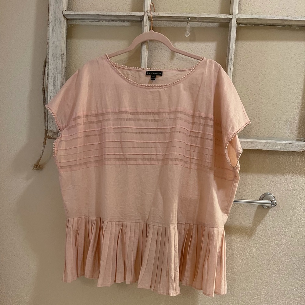 Lane Bryant 14/16 Blush blouse top